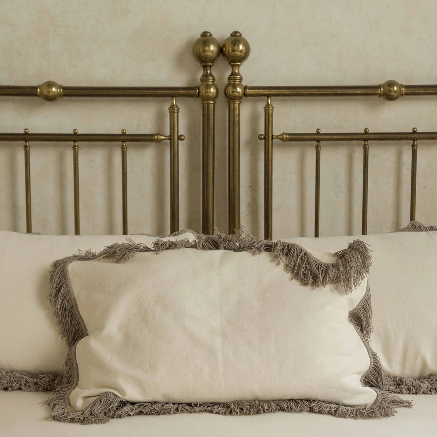 Housse de Coussin Blanc Cassé